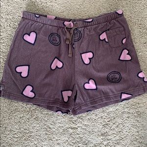 Life is Good fleece pajama shorts